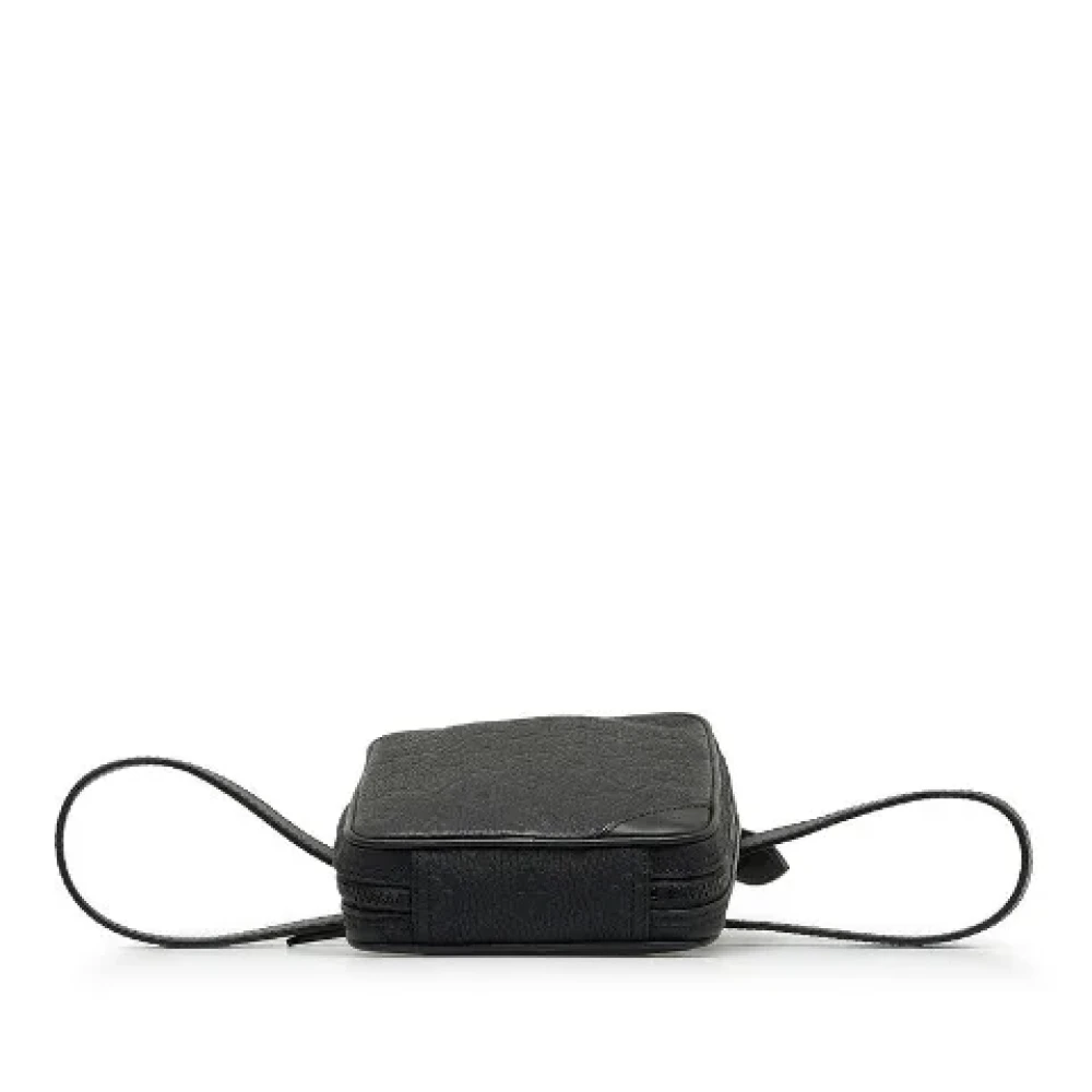 Louis Vuitton Vintage Pre-owned Leather crossbody-bags Black Heren