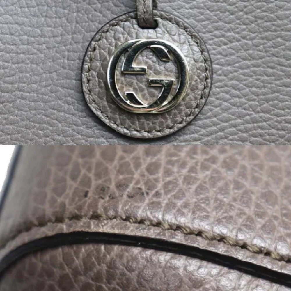 Gucci Vintage Pre-owned Fabric gucci-bags Brown Dames