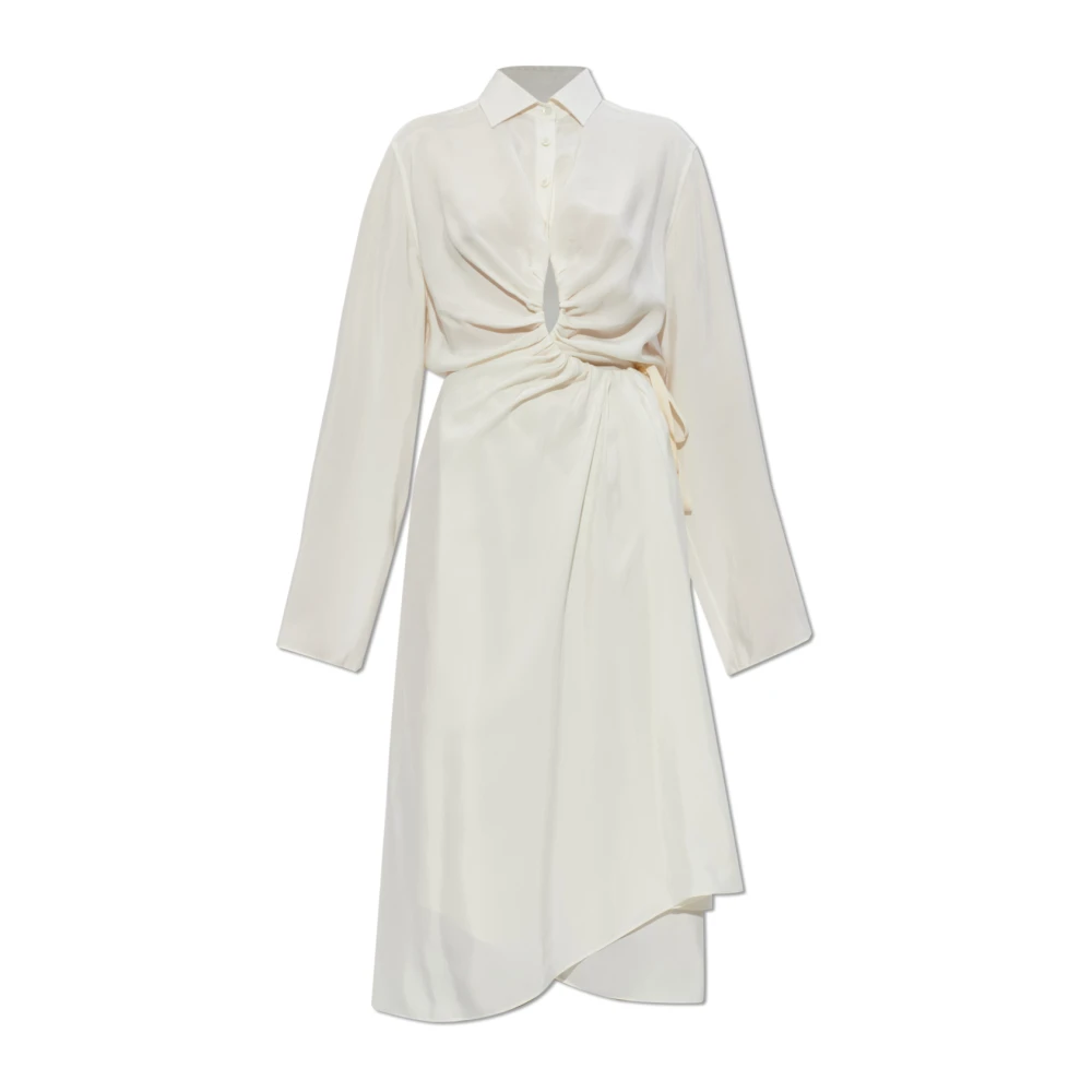 Maison Margiela Damen Beige Kleider, Xsgröße: