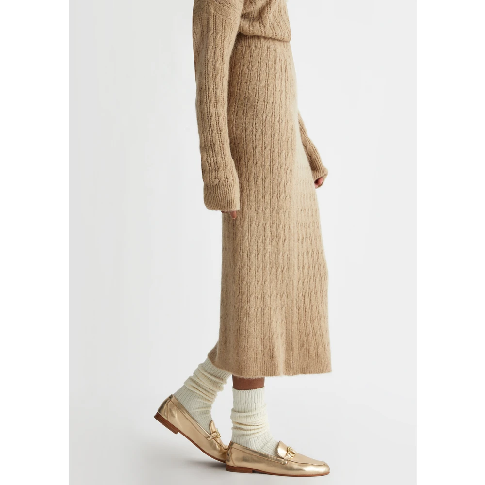 Liu Jo Alpaca Blend Rok Beige Dames
