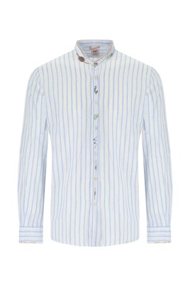 chemise-a-rayures-bleu-clair-en-lin
