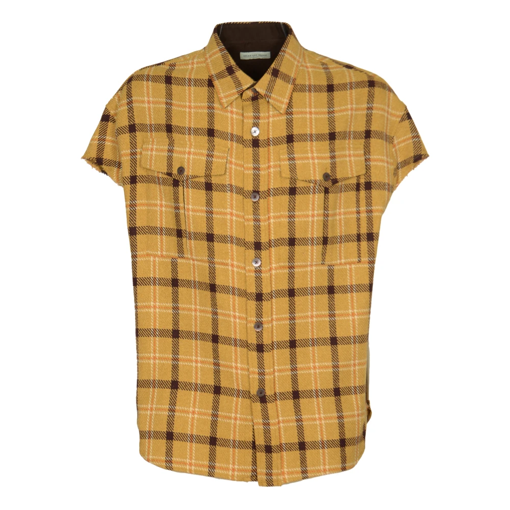 Dries Van Noten Gele Shirt Cilloth Yellow Heren