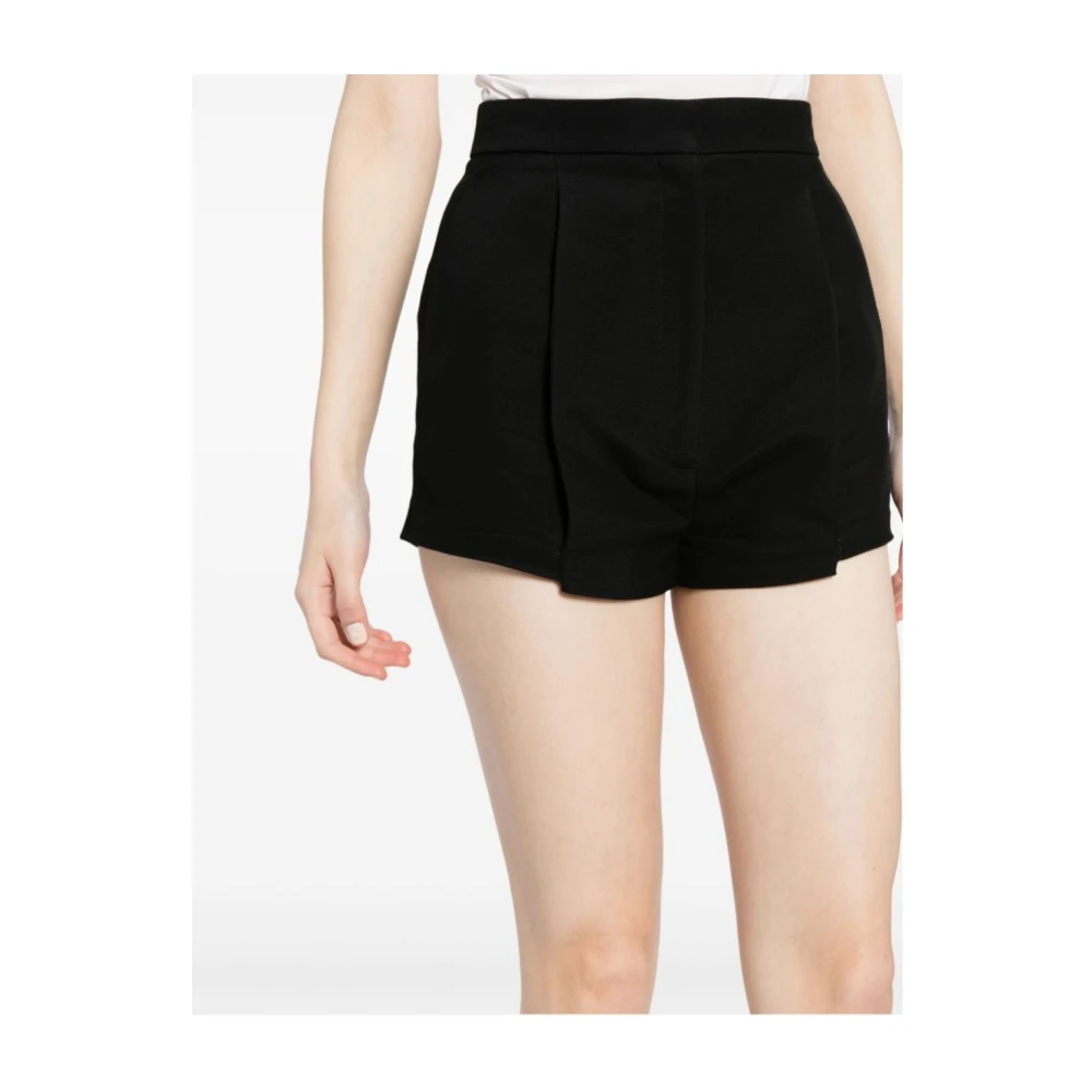 Khaite Calman Short Denim Shorts Black Dames