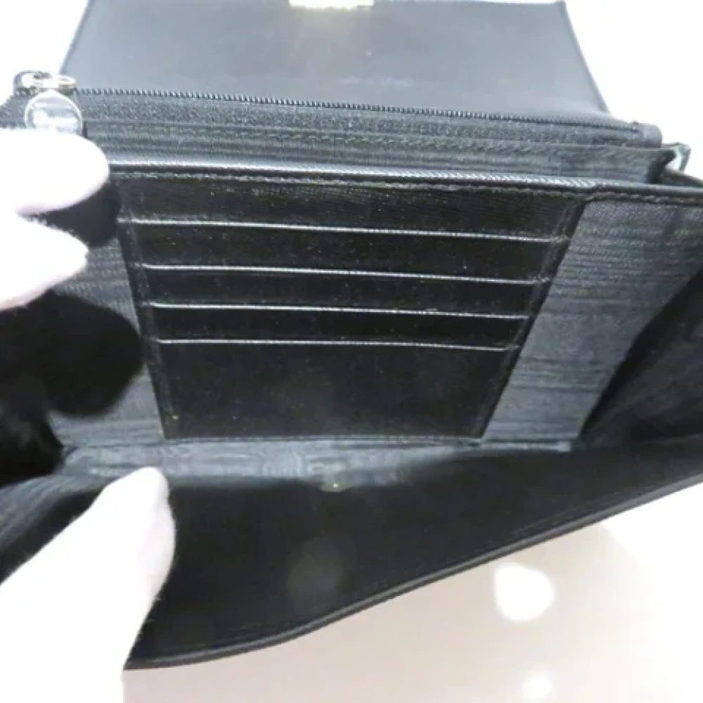 Salvatore Ferragamo Pre-owned Leather wallets Black Dames
