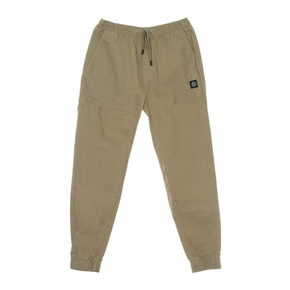 Dolly Noire Ripstop Beige Jogger Broek Beige Heren