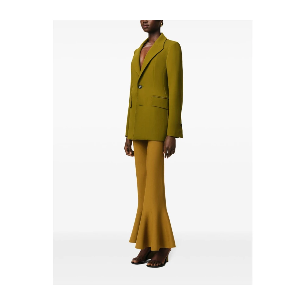 Ami Paris Groene jas met voorknoopsluiting Green Dames