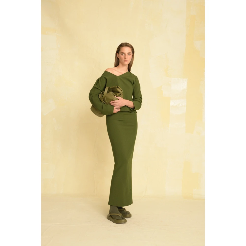 Cortana Sienna groene top Green Dames