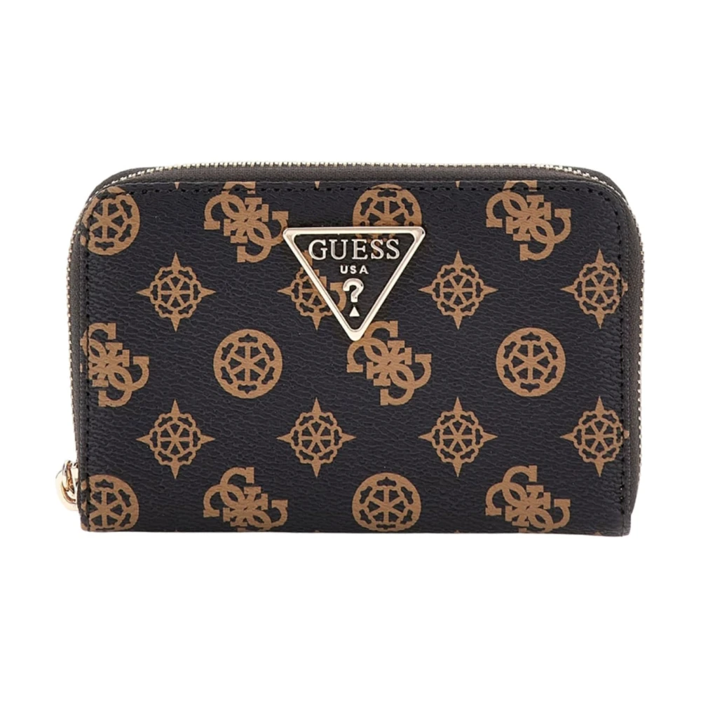Guess Bruine Synthetische Damesportemonnee Brown Dames
