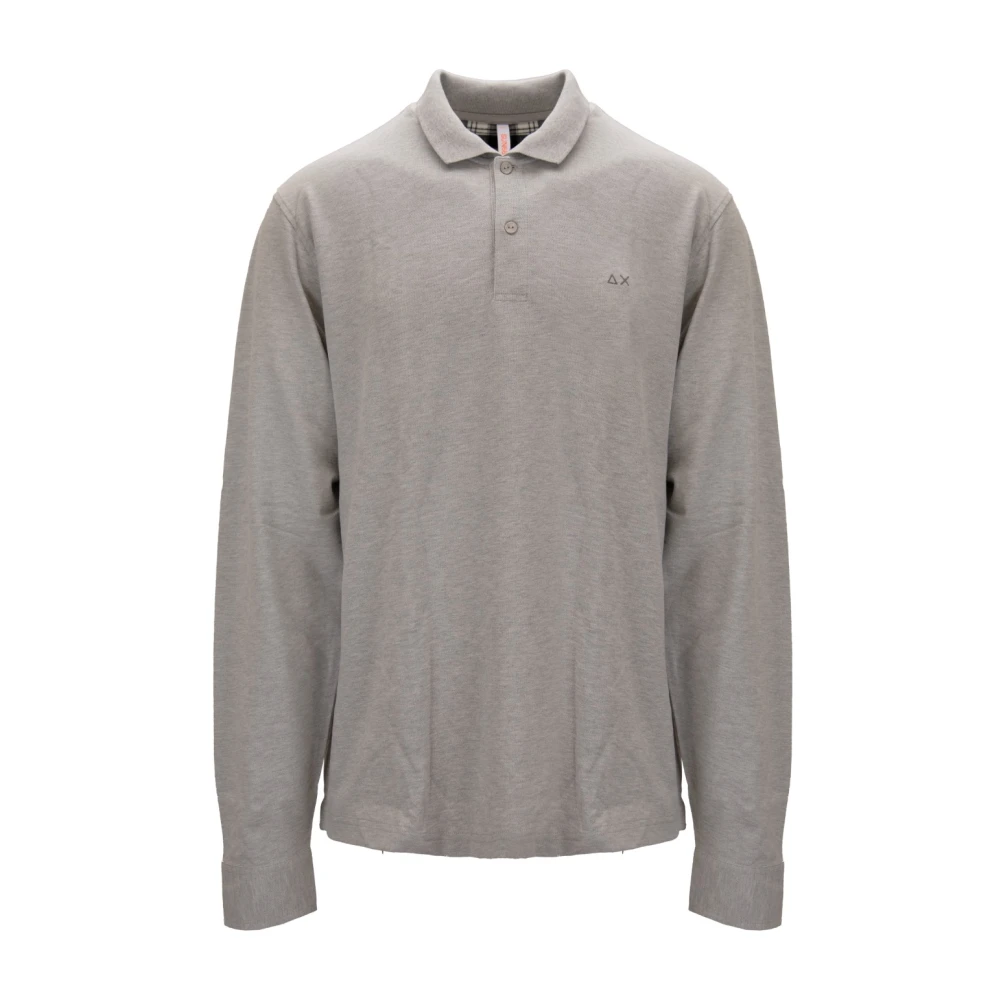 Sun68 Men's Gray Polo Shirts