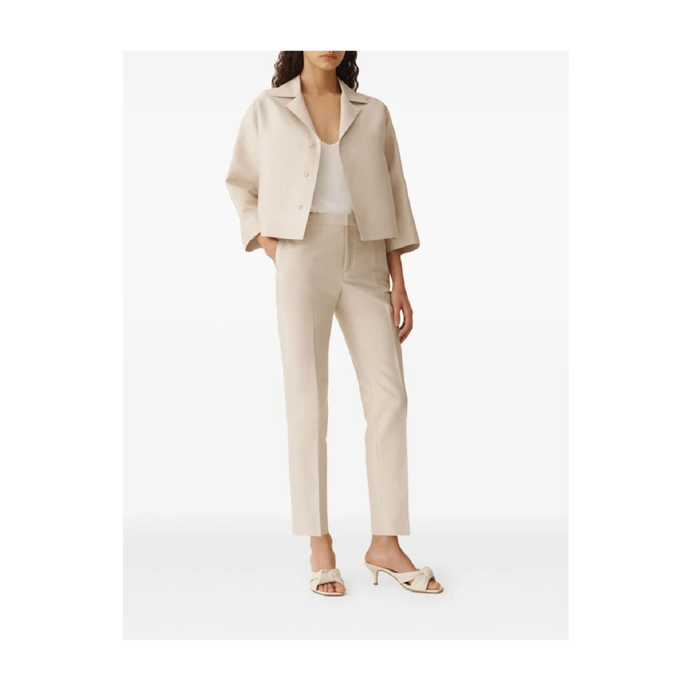 Fabiana Filippi Stijlvolle Jassen voor elke gelegenheid Beige Dames