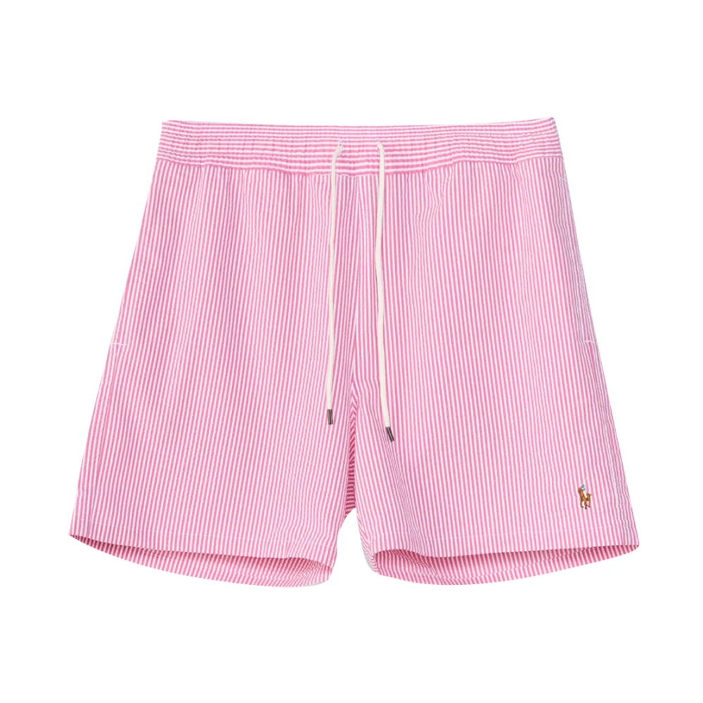 Ralph Lauren Uomo Rosa Costumi Da Bagno, L, New,