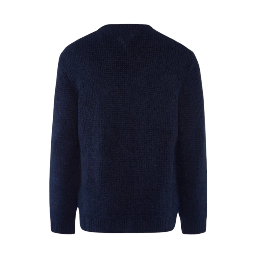 Tommy Jeans Stijlvolle Gebreide Top Blue Heren