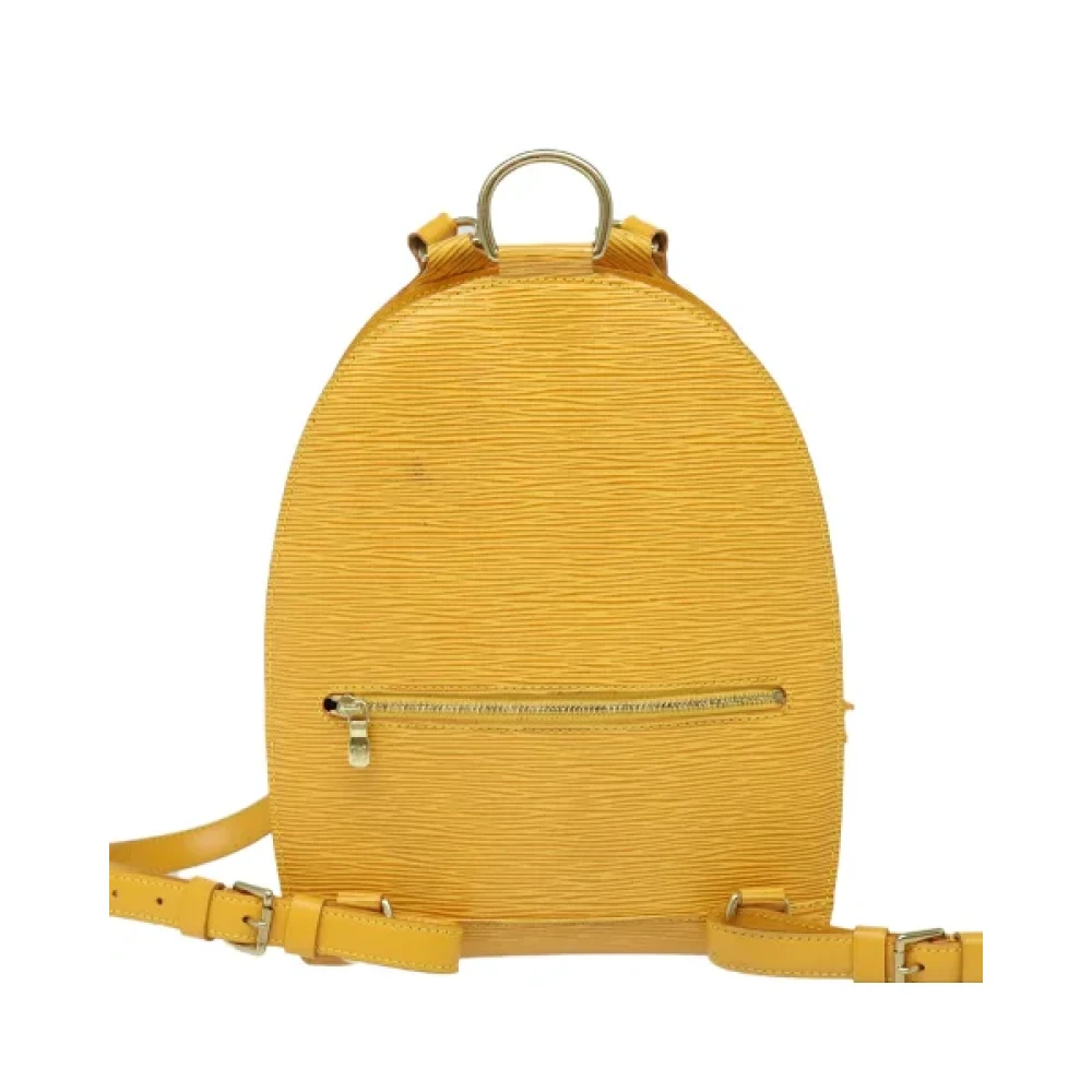 Louis Vuitton Vintage Pre-owned Fabric backpacks Yellow Dames
