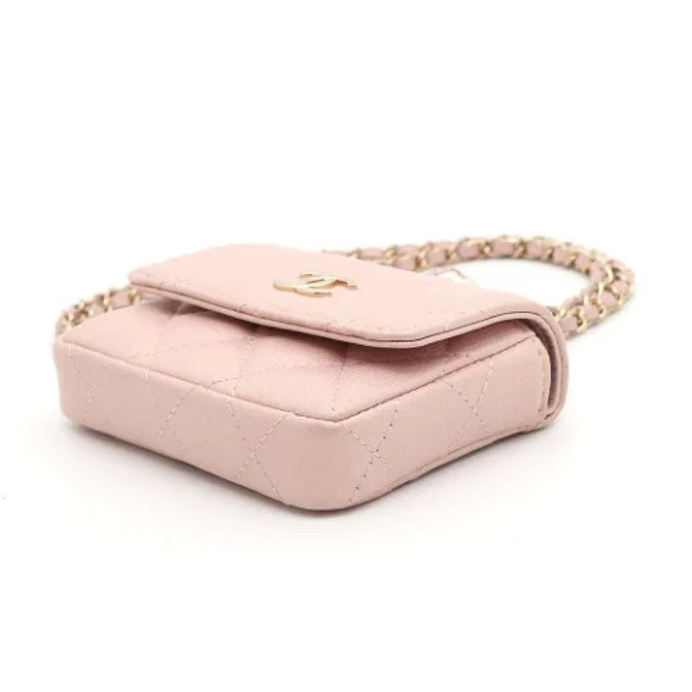 Chanel Vintage Pre-owned Leather wallets Pink Dames
