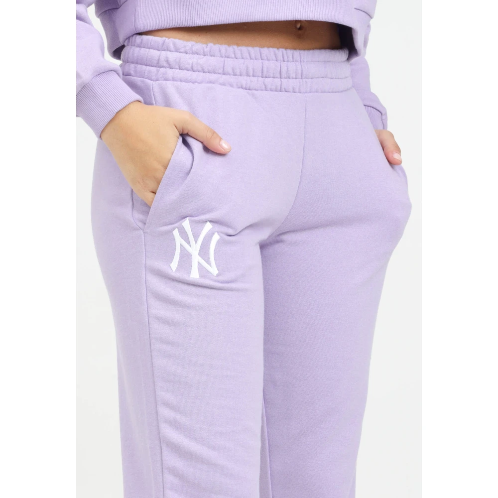 new era MLB League Essential Sportieve Broek Lila Purple Dames