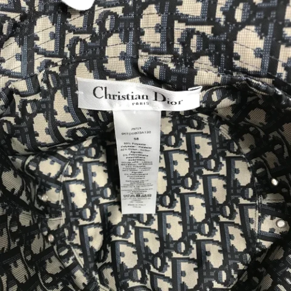 Dior Vintage Pre-owned Fabric hats Blue Dames