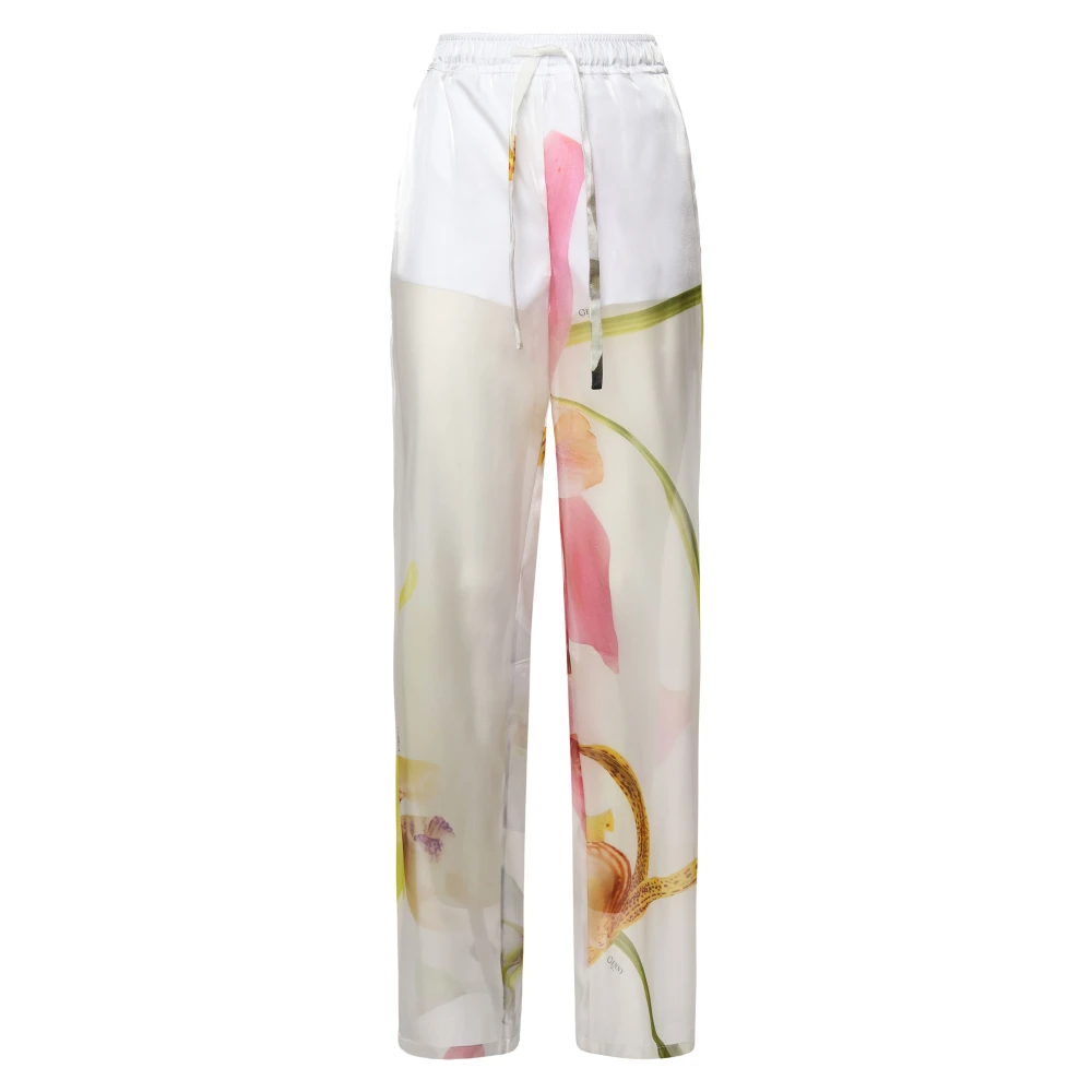 Genny Witte Broek voor Vrouwen Multicolor Dames