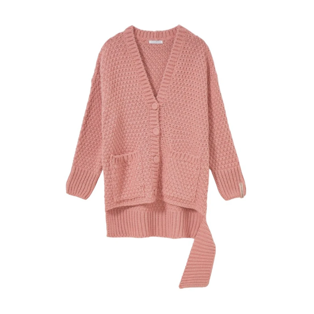 Mar De Margaritas Roze Gebreid Cardigan Pink Dames