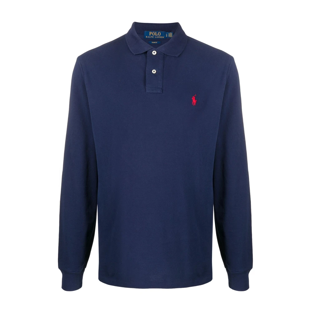 Ralph Lauren Polo shirt met lange mouwen Blue Heren