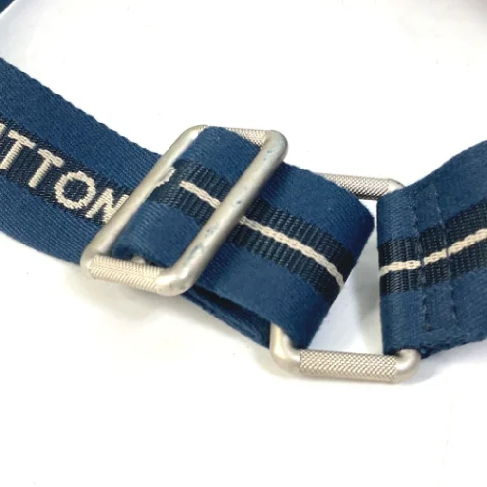 Louis Vuitton Vintage Pre-owned Cotton louis-vuitton-bags Blue Dames