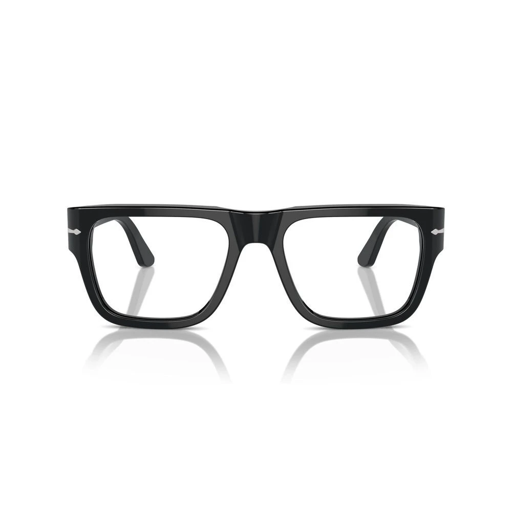 Persol Black Glasses, Male, 53 Mm, Eyewear Frames Po 3348V
