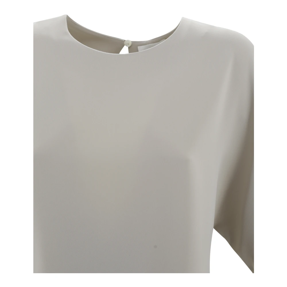 P.a.r.o.s.h. Asymmetrische Hem Panty T-Shirt Beige Dames