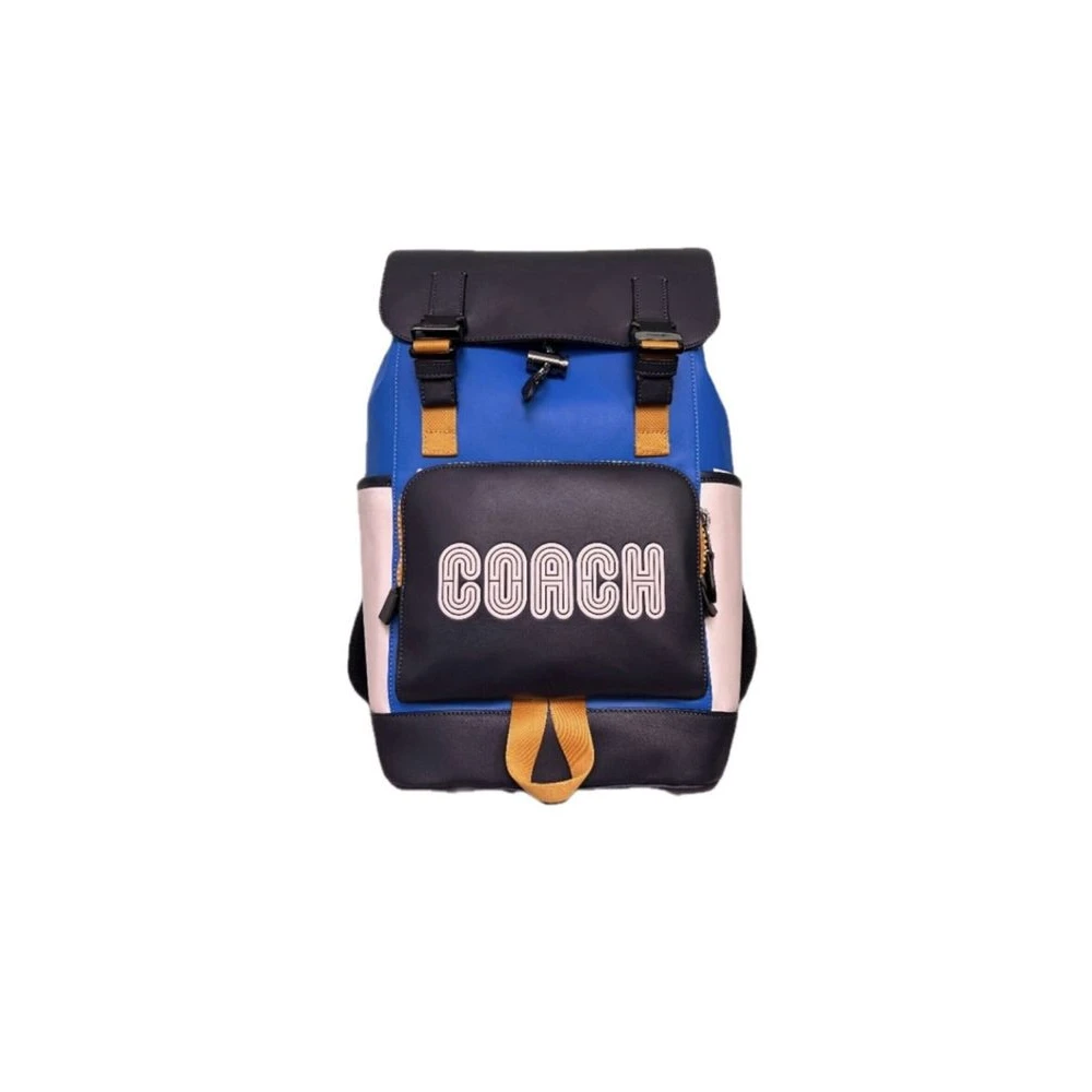 Coach Men's Multicolor Backpacks, One Size, Colorblock Track Backpack