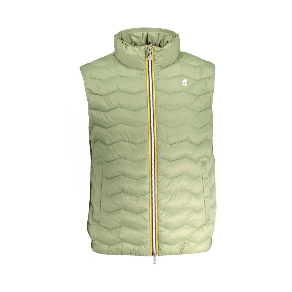 K-way Groene Eco Warme Jas met Rits Green Heren