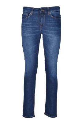Skinny Leggings Jeans med dragkedja