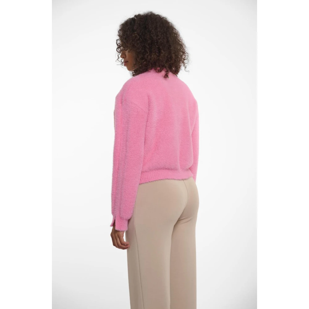 Rino&Pelle Kort V-hals Vest Pink Dames