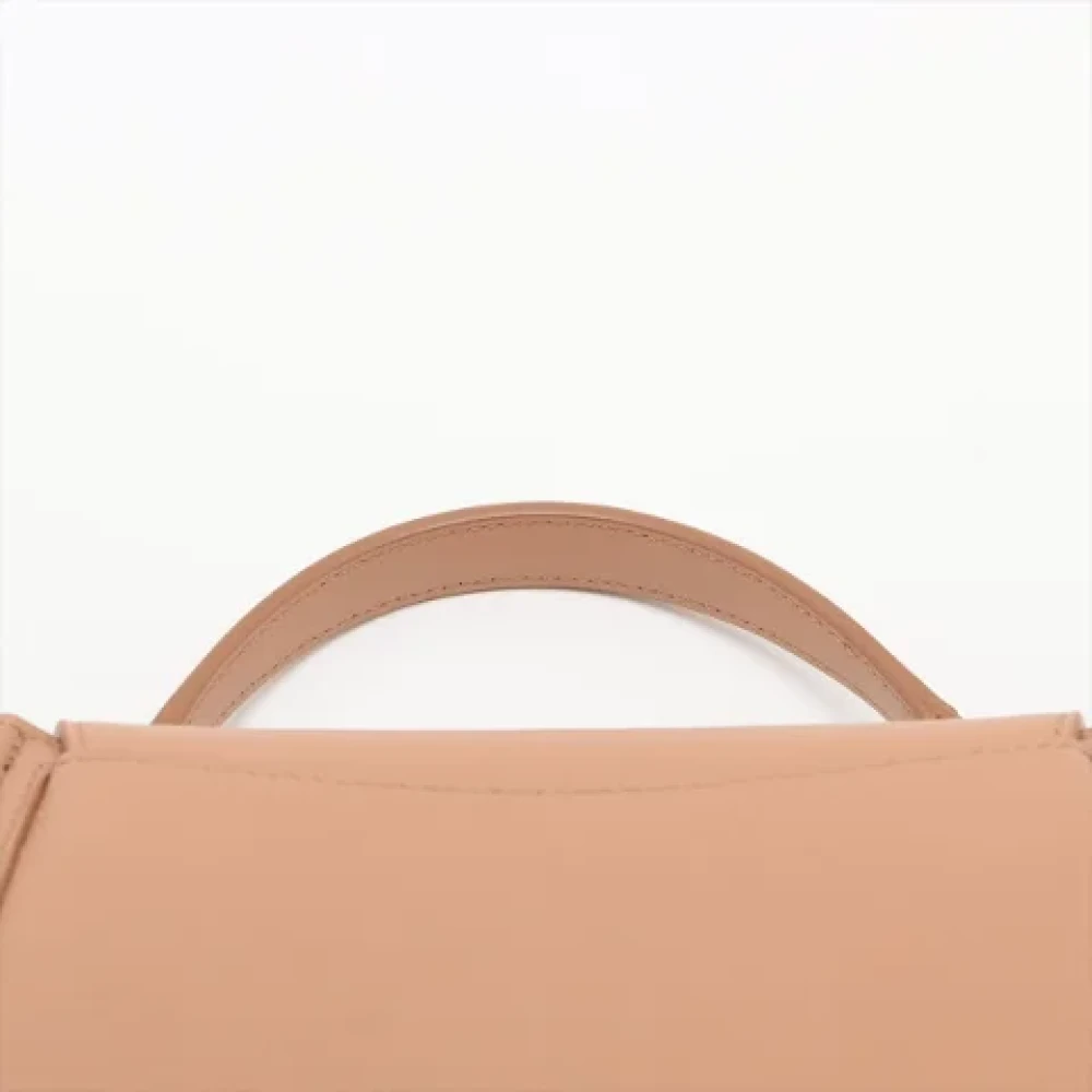 Chloé Pre-owned Leather handbags Beige Dames