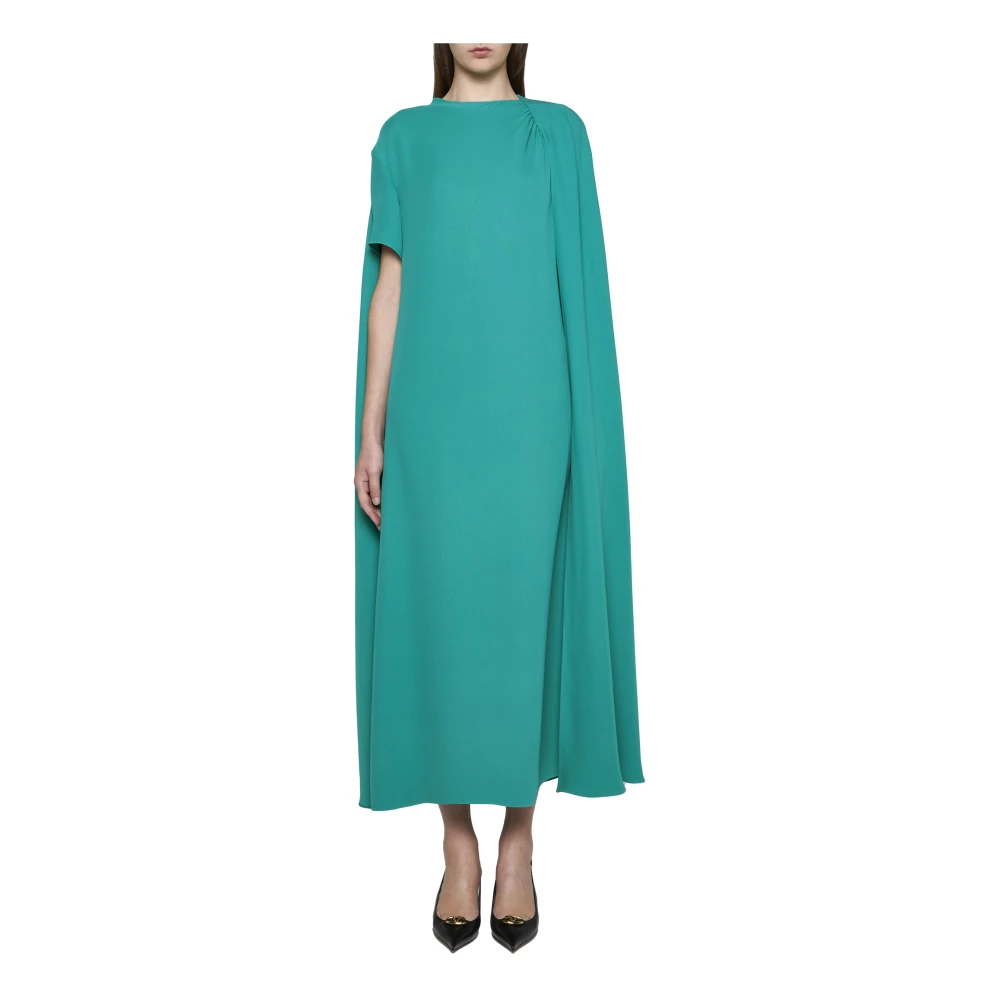 Valentino Elegante Lange Jurken Green Dames