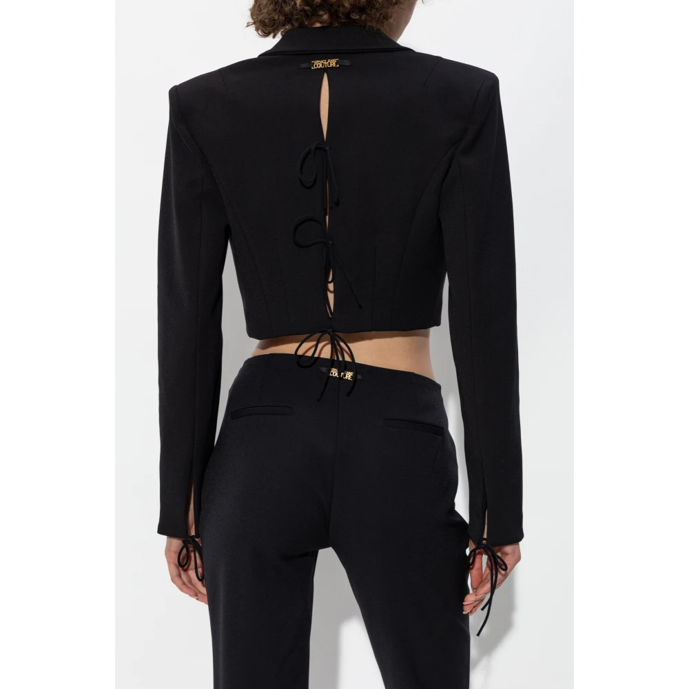 Versace Jeans Couture Korte blazer Black Dames