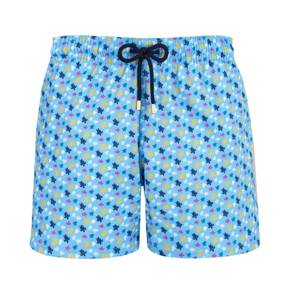 Vilebrequin Regenboog Stretch Zwemshorts voor Heren Blue Heren