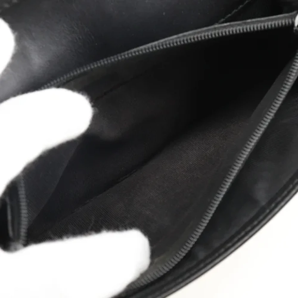 Gucci Vintage Pre-owned Leather wallets Black Dames