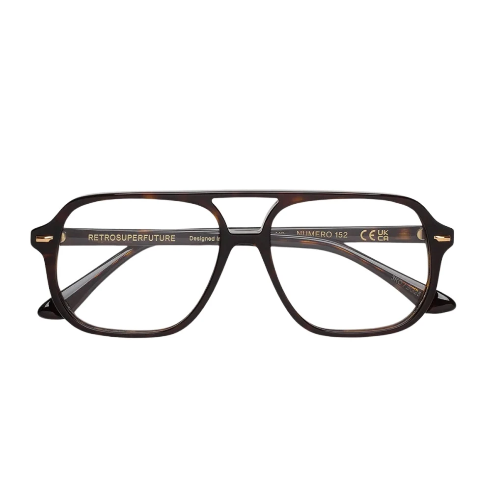 Retrosuperfuture Unisex Brown Glasses, 55 Mm, Numero 152 Optical Frame