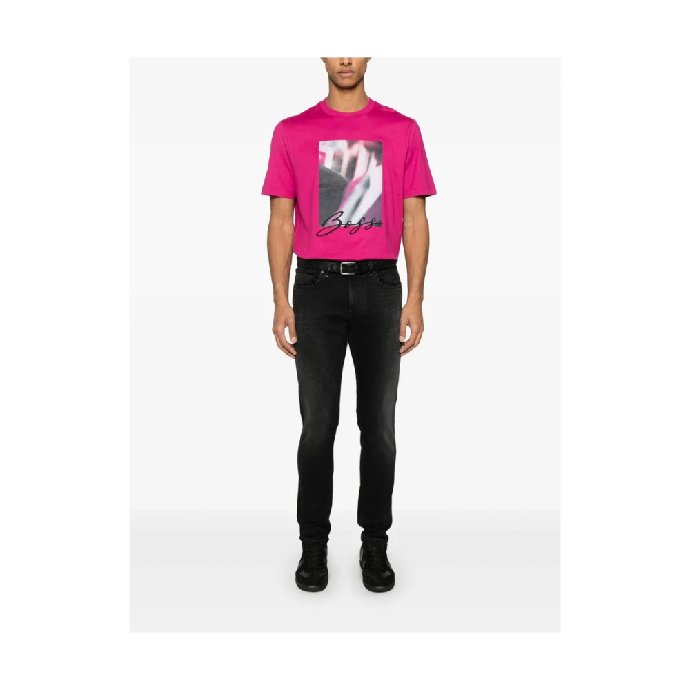 Pt01 Zwarte Denim Jeans met Klassieke Stijl Black Heren