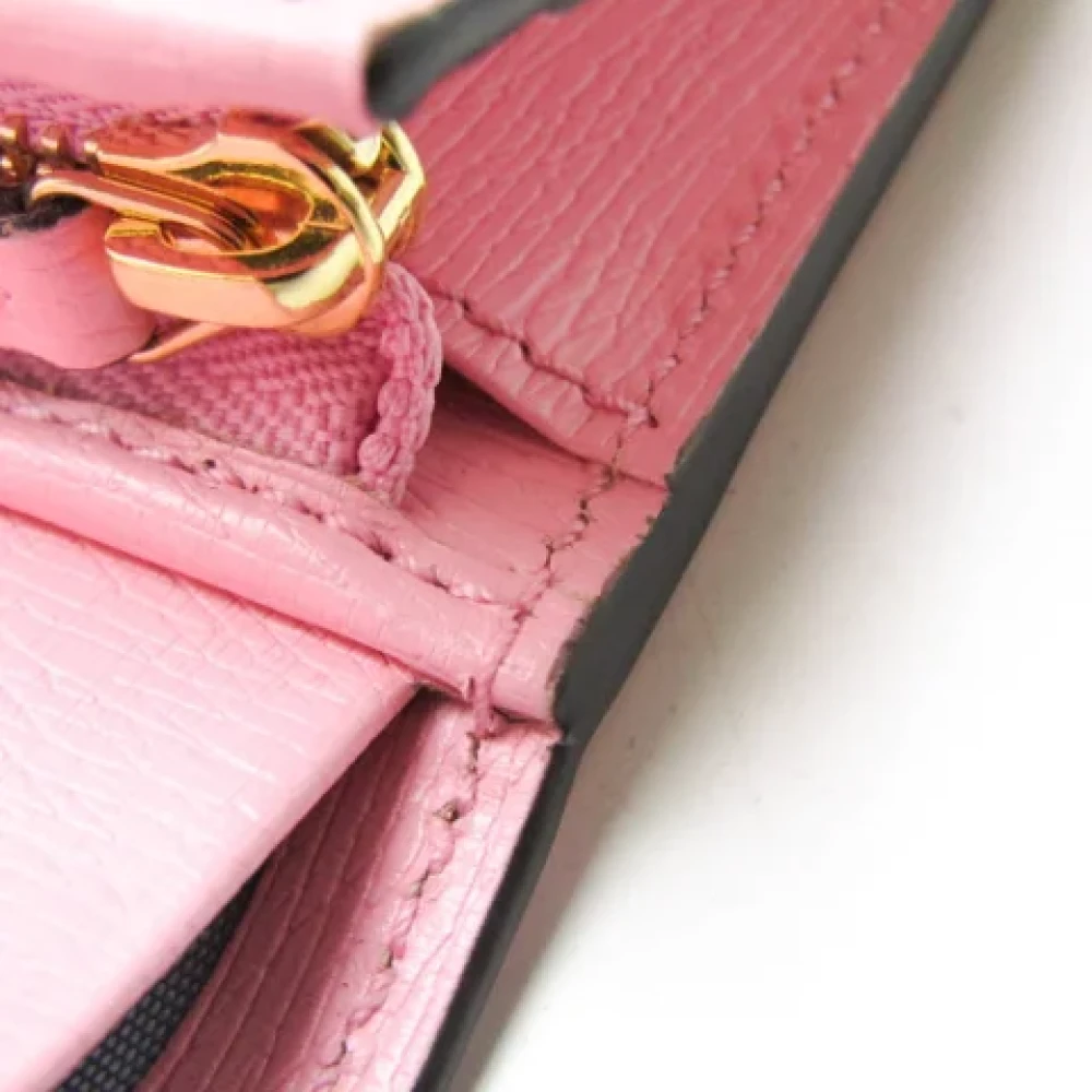 Gucci Vintage Pre-owned Leather wallets Pink Dames
