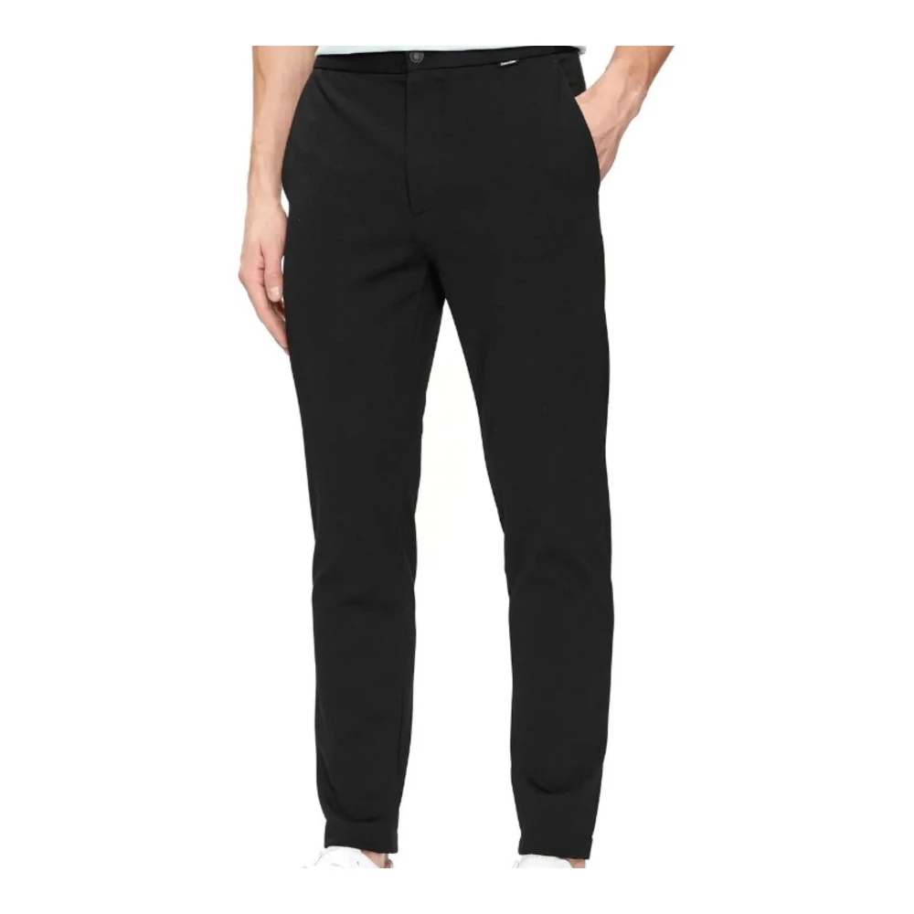 Calvin Klein Comfort Gebreide Tapered Broek Black Heren