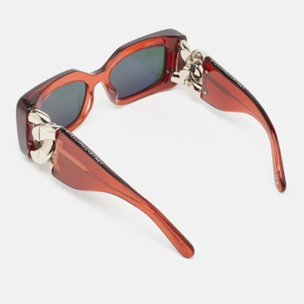 Stella McCartney Pre-owned Acetate sunglasses Brown Dames
