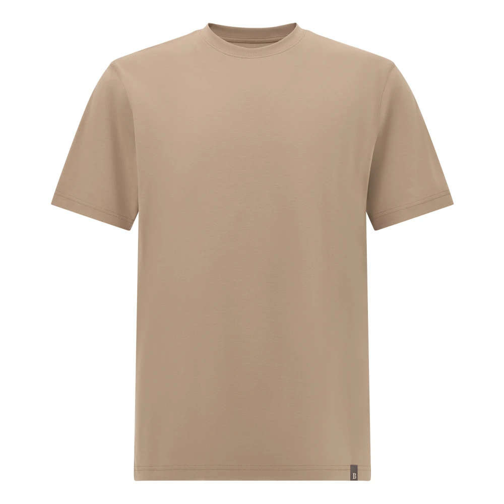 Boggi Milano Herr Beige Toppar L, Bomull, Merceriserad Bomull T-Shirt
