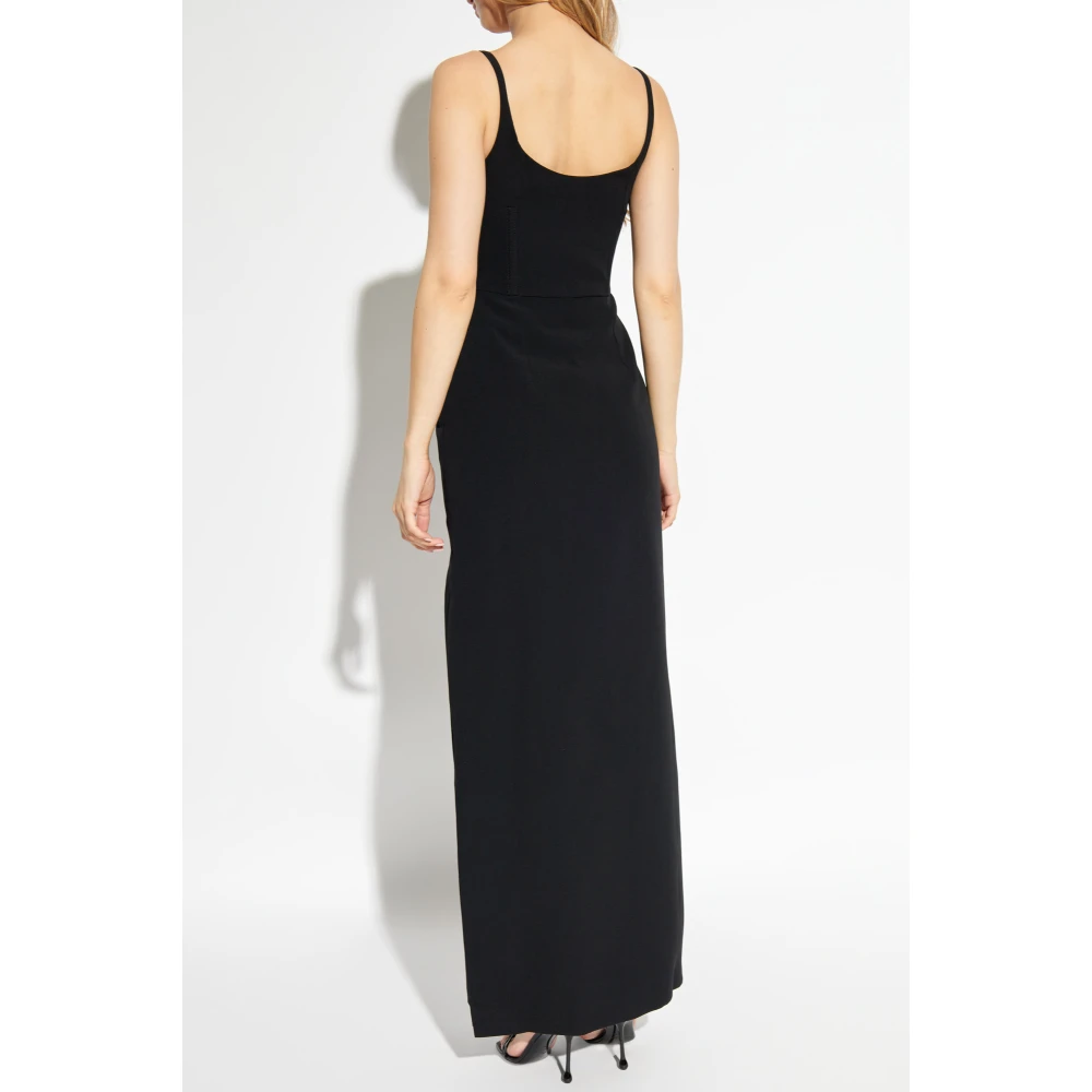 Versace Jurk met Bandjes Black Dames