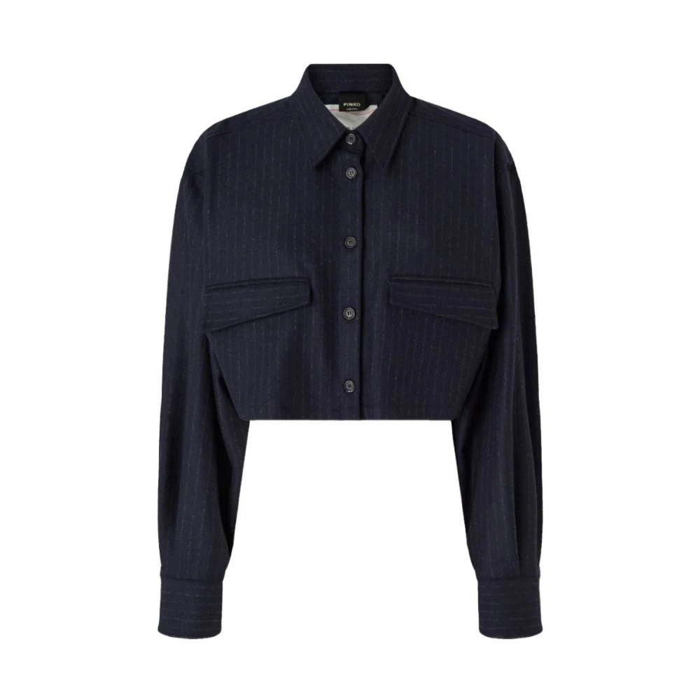 Pinko , Shirts, Female, Blue, M/L, Taurasi Shirt - Image 2