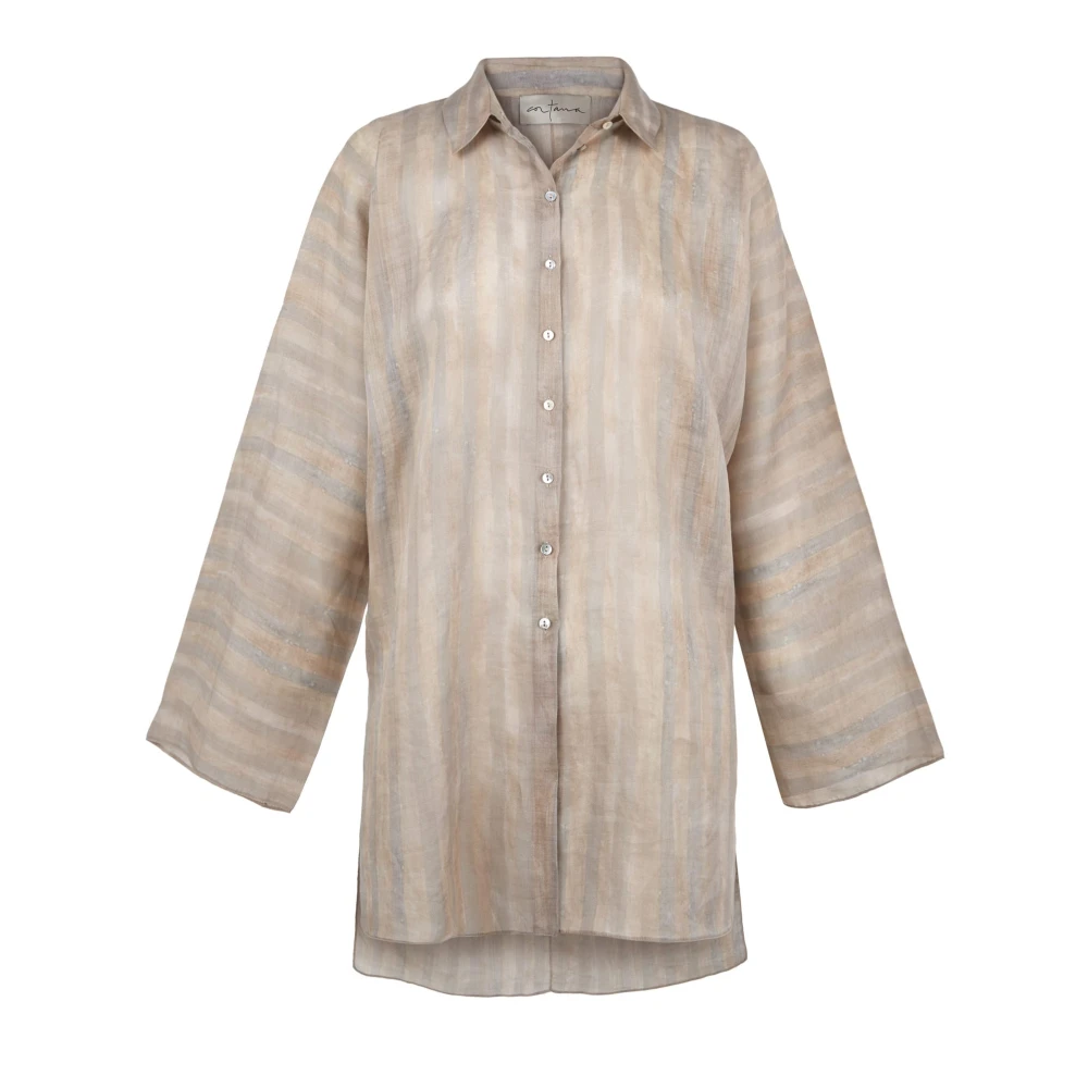 Cortana Rami Top met Aquarel Print Multicolor Dames