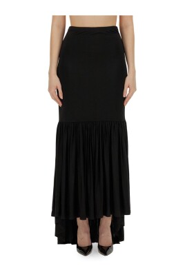 Jupe Crayon Nina Ricci En Laine Bordeaux - Taille 36 Vintage - Occasion Très Bon état