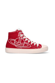 Czerwone Sneakersy dla Kobiet