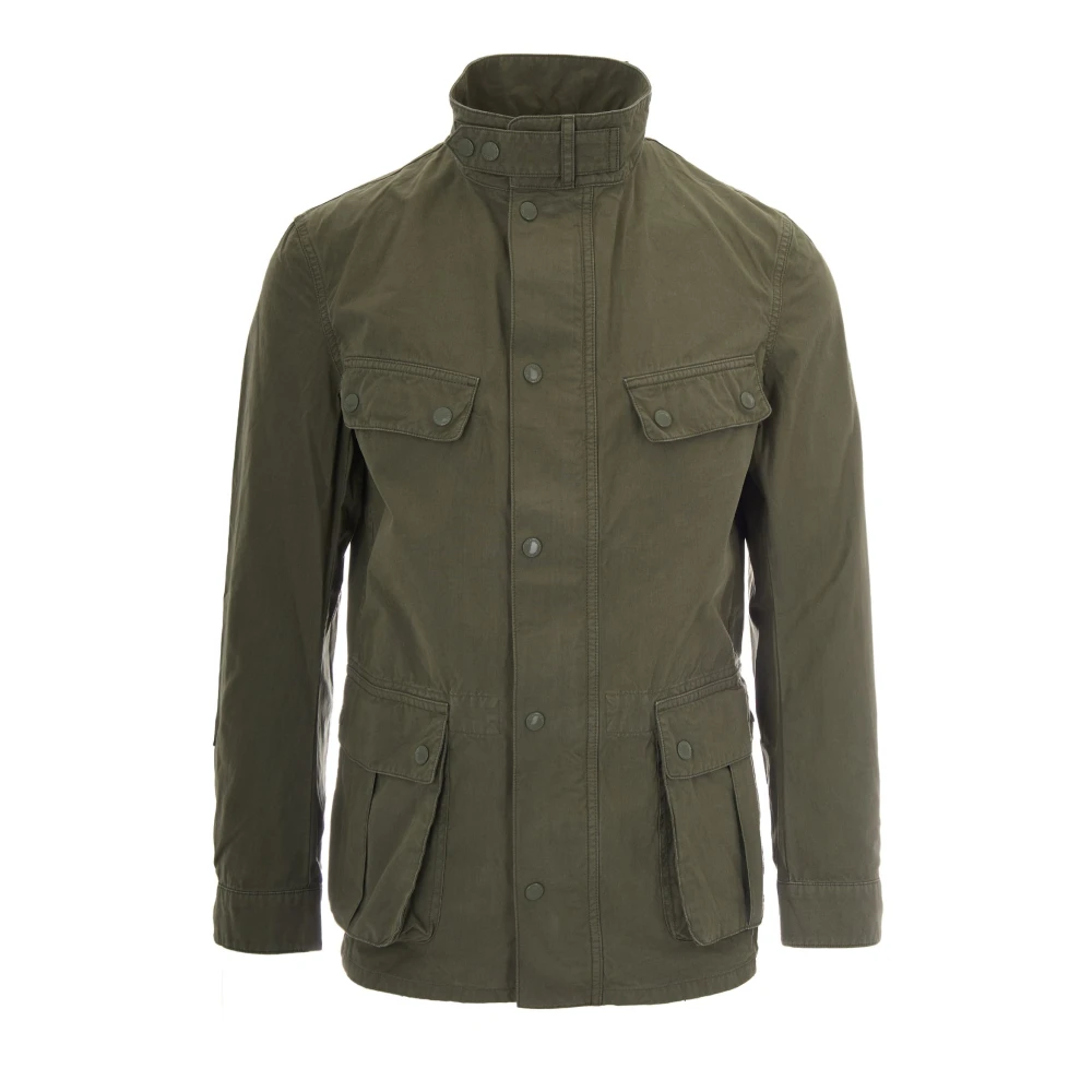 Barbour Men's Green Light Jackets, 2XL, Gart Dyed Duke Casual Jacket