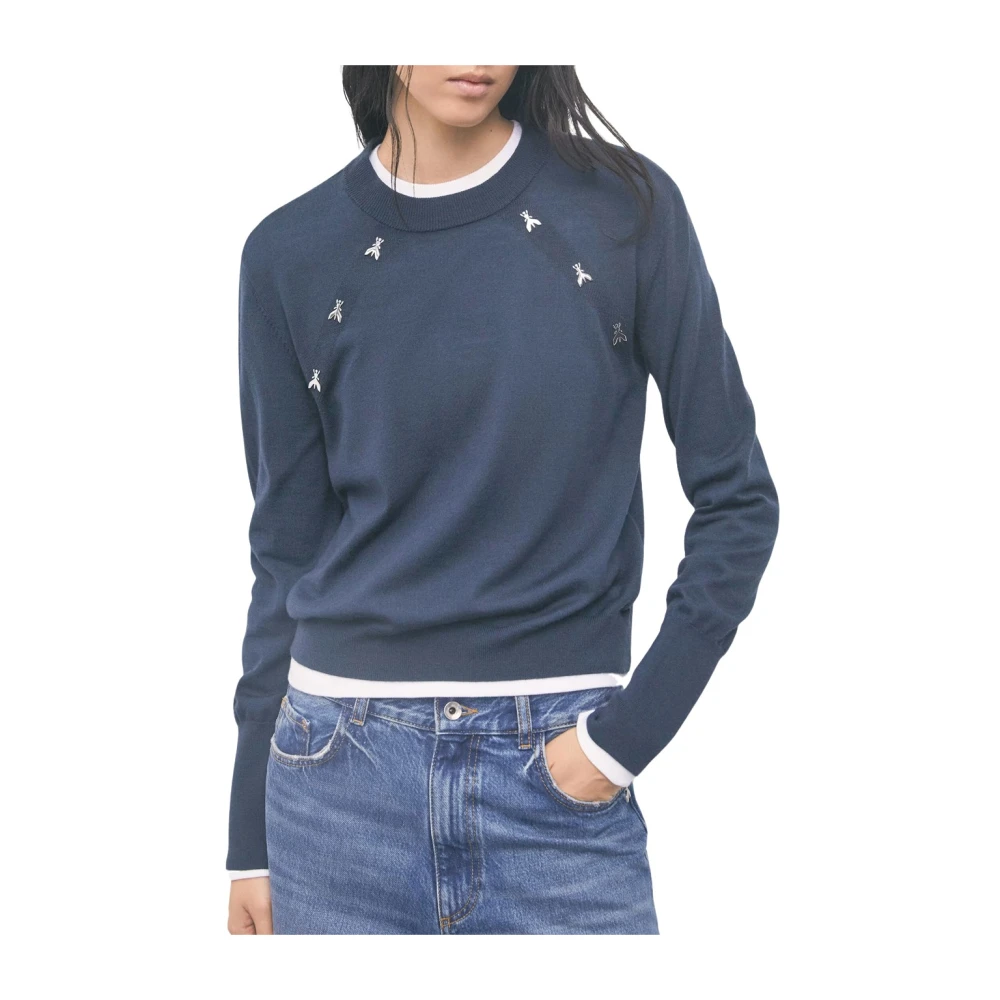 Patrizia Pepe Donna Blu - Maglieria A Girocollo - Knitwear - M - Immagine 3