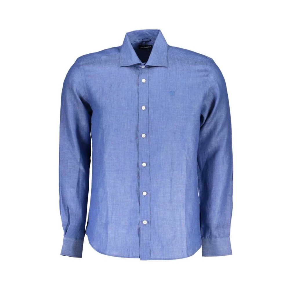 North Sails , Casual Shirts, Male, Blue, M, Long Sleeve Shirt - Image 4