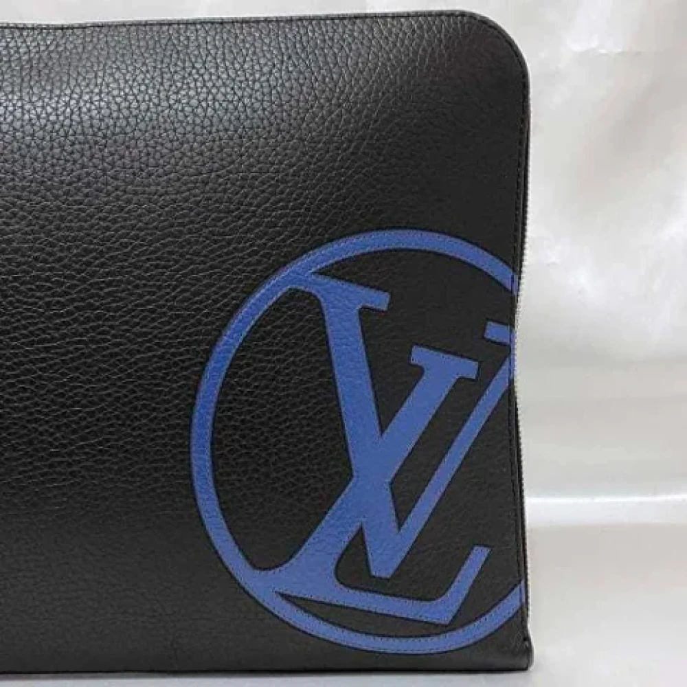 Louis Vuitton Vintage Pre-owned Leather louis-vuitton-bags Black Dames